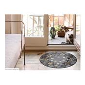 Tapis d'Entrée Design Rond Circle Cat 85cm